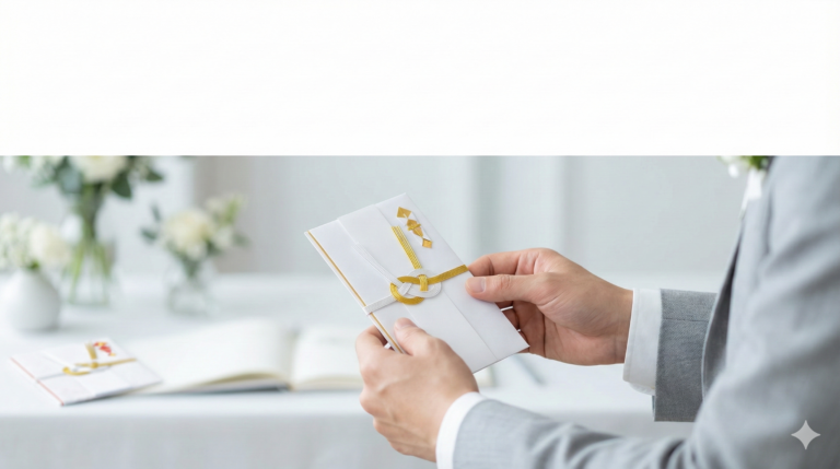 結婚式でご祝儀を包まなくてよい場合を解説するイメージ画像