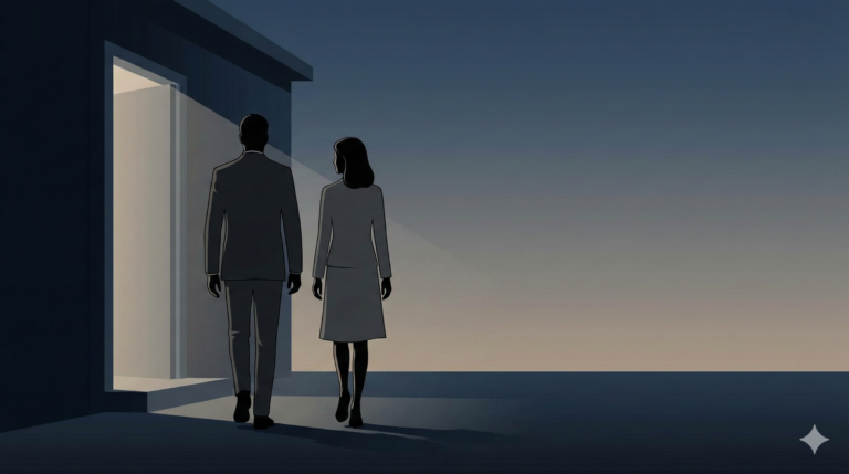 通夜に参列する際の略式でも失礼にならない服装の判断基準を解説するアイキャッチ