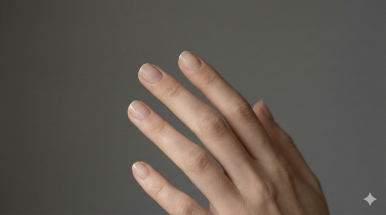 通夜・葬儀マナー：失礼にならない控えめなネイルの手元写真