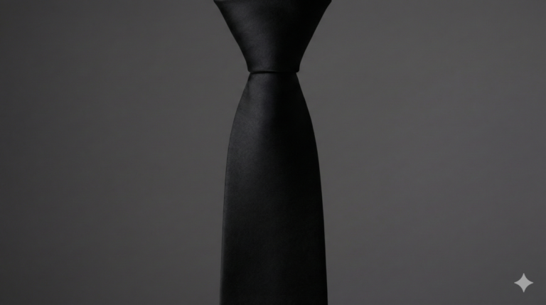 葬儀の服装マナー：黒いネクタイの結び方と選び方