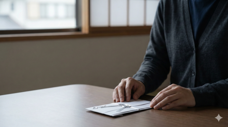 喪中の期間中に結婚式でご祝儀を包むべきか迷ったときの判断基準を解説したアイキャッチ画像