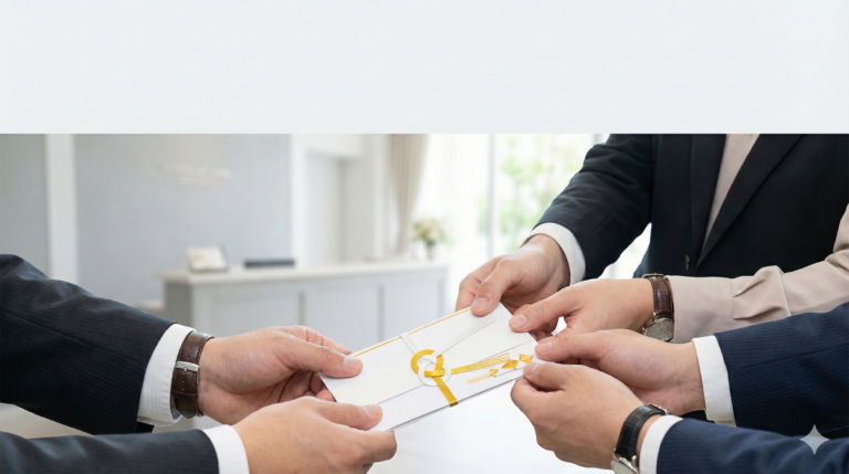 連名で包むご祝儀の相場を解説するイメージ画像