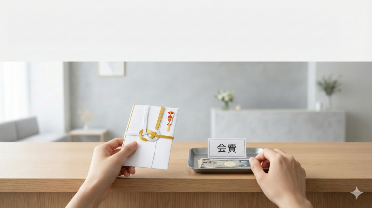 会費制の結婚式でご祝儀が必要か判断するイメージ画像
